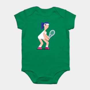 Tennis Girl Baby Bodysuit